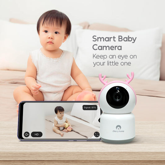 CHERRY Smart Baby Camera (Pink)