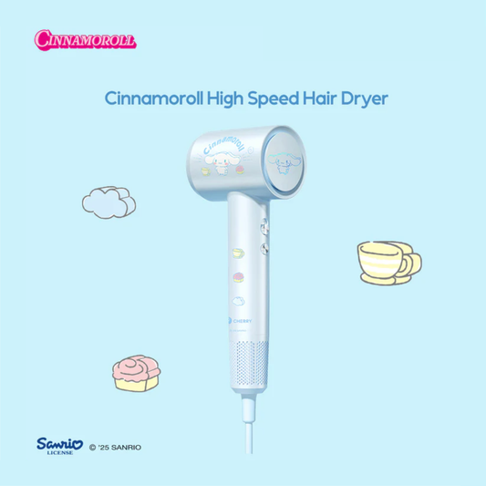 Sanrio Characters and CHERRY High-Speed Hair Dryer