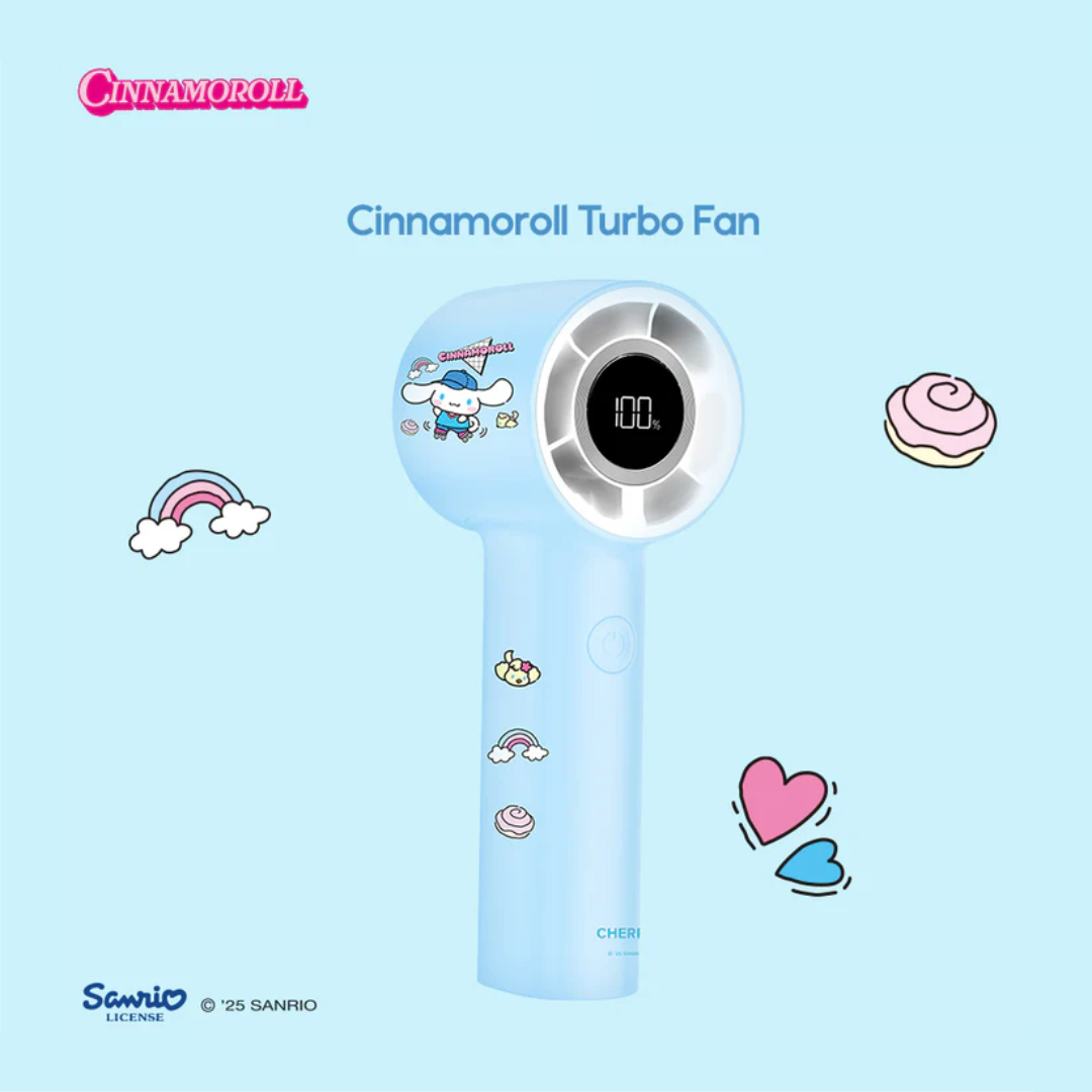 Sanrio Characters and CHERRY Mini Turbo Fan