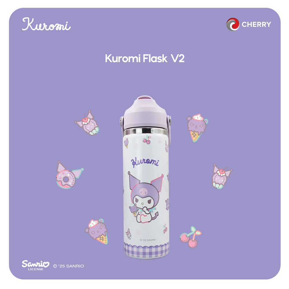 Sanrio Characters and CHERRY Flask 22oz Pop