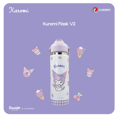 Sanrio Characters and CHERRY Flask 22oz Pop