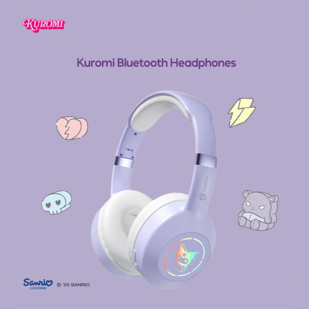 Sanrio Characters and CHERRY Bluetooth Headphones
