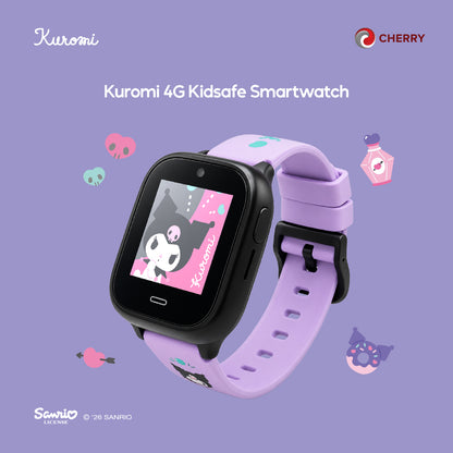 Sanrio Characters and CHERRY Smartwatch 4G for Kids | GPS | Video Call | SOS | IP67 Water Resistant