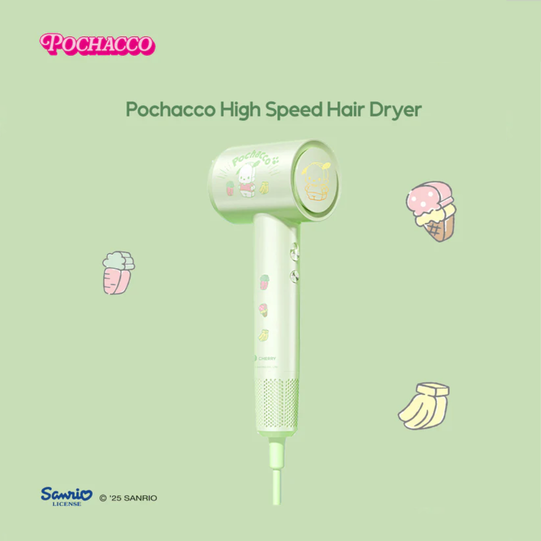 Sanrio Characters and CHERRY High-Speed Hair Dryer