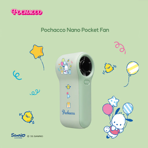 Sanrio characters and CHERRY Nano Pocket Fan