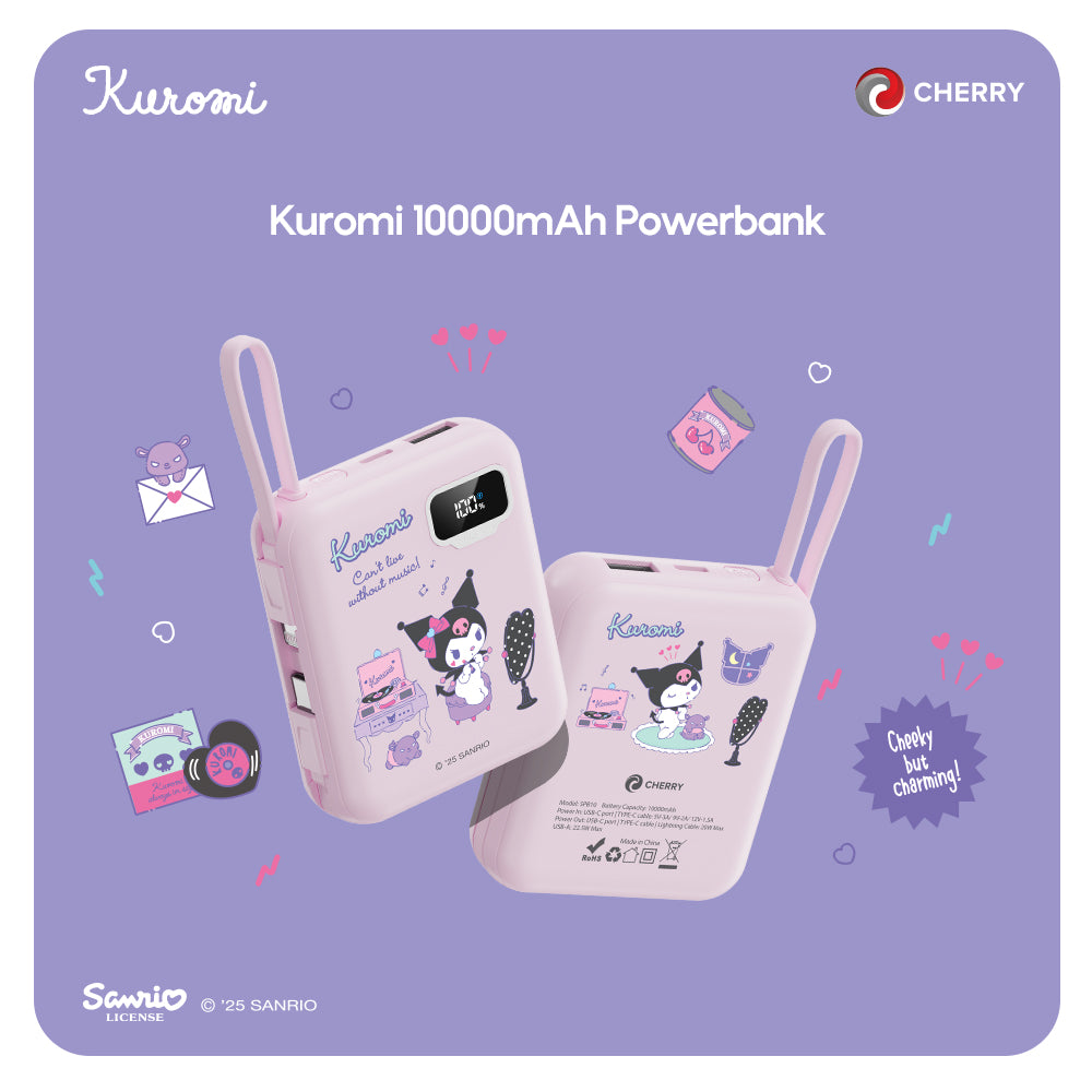 Sanrio Characters and CHERRY Powerbank 10,000mAh