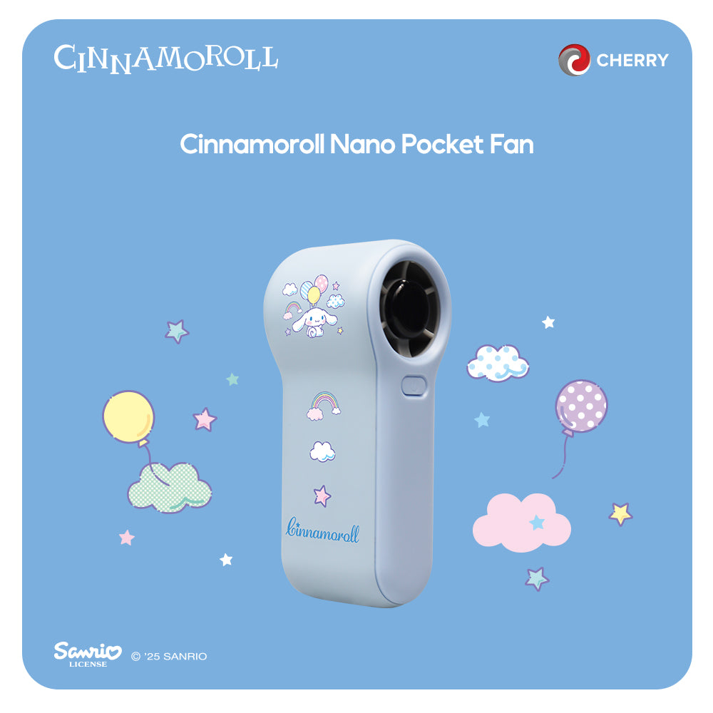 Sanrio Characters and CHERRY Nano Pocket Fan