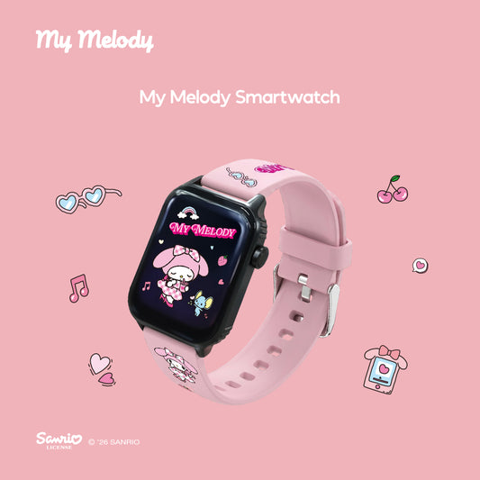 Sanrio characters and CHERRY Smartwatch (My Melody & Hello Kitty)
