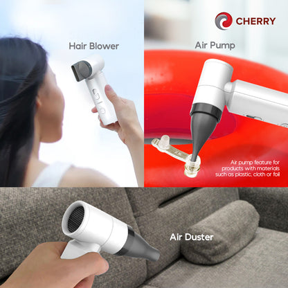 CHERRY 2-in-1 Turbo Fan & Air Pump