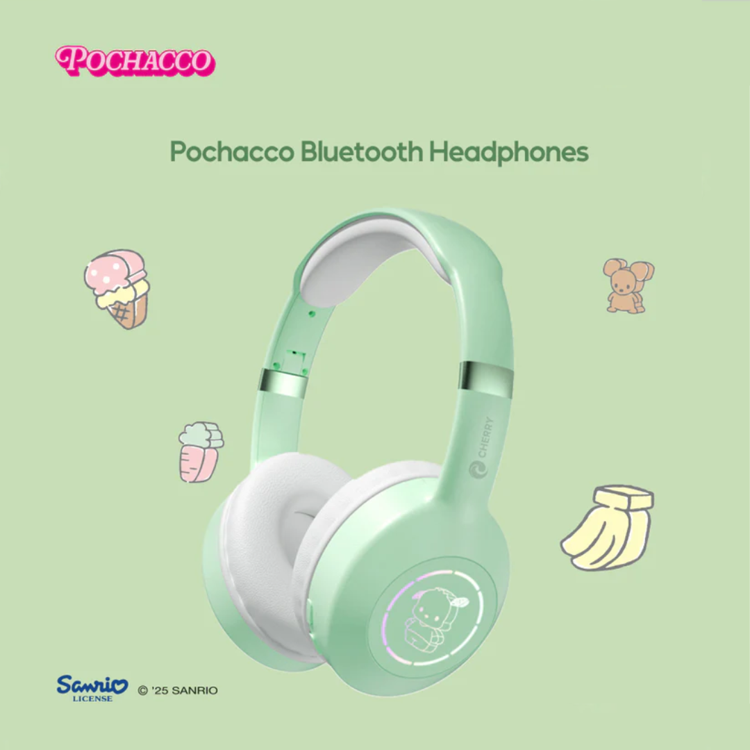Sanrio Characters and CHERRY Bluetooth Headphones
