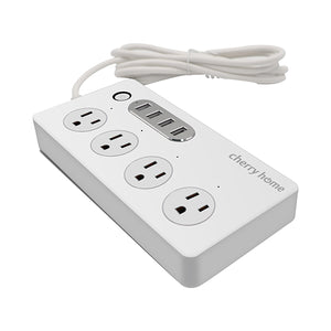 Cherry Home 4-USB Smart Extension Cord
